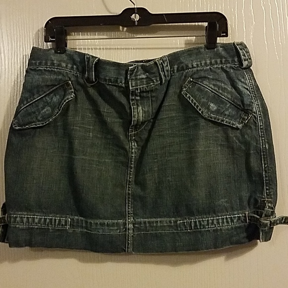 Express Skirts Express Brand Denim Jean Skirt Size 4 Worn Once